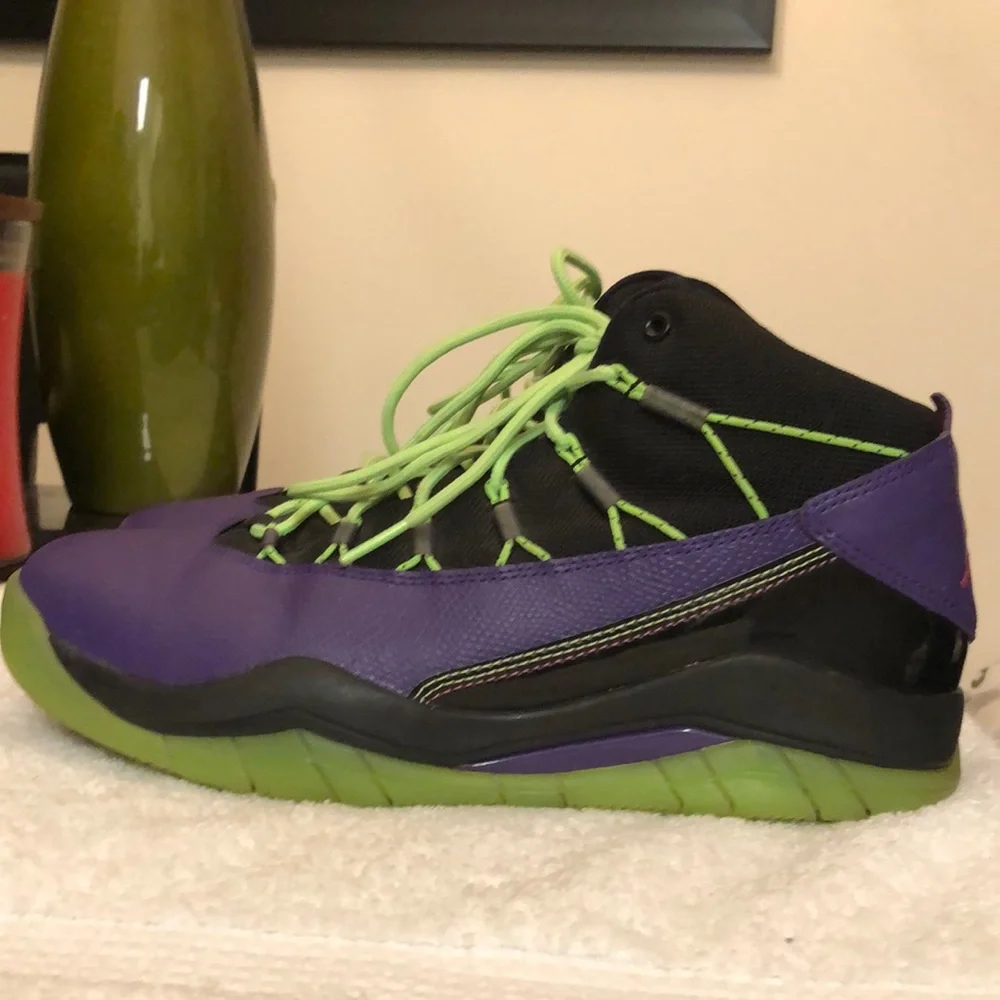 JORDAN PRIME FLIGHT COURT PURPLE BASKETBALL SNEAKERS MENS SIZE 8
